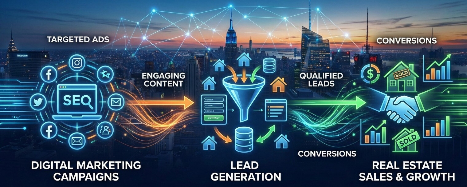 How Digital Marketing Generates Leads for Real Estate Companies