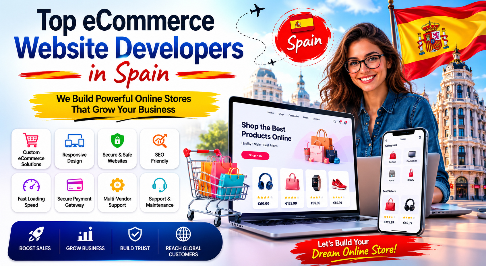 Top eCommerce Website Developers in Spain
