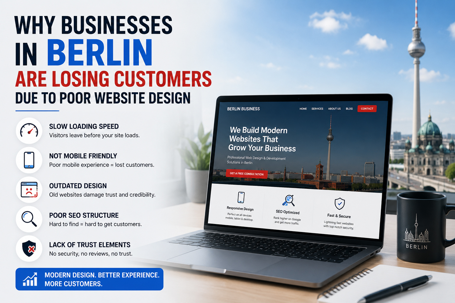 Why Berlin Businesses Are Losing Customers Online