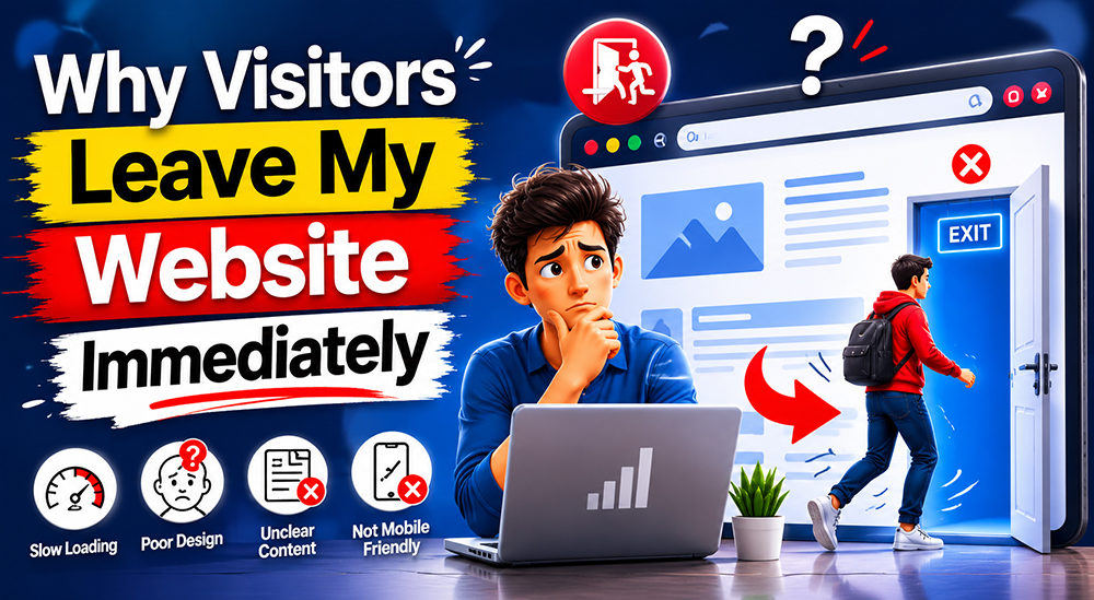 Why Visitors Leave My Website Immediately and How to Keep Them Engaged