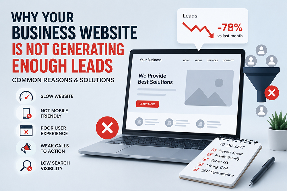 Why Your Business Website Is Not Generating Enough Leads
