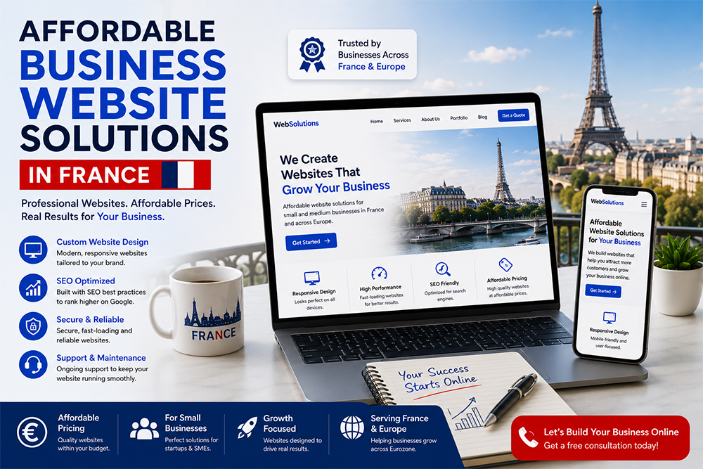 Affordable Business Website Solutions in France