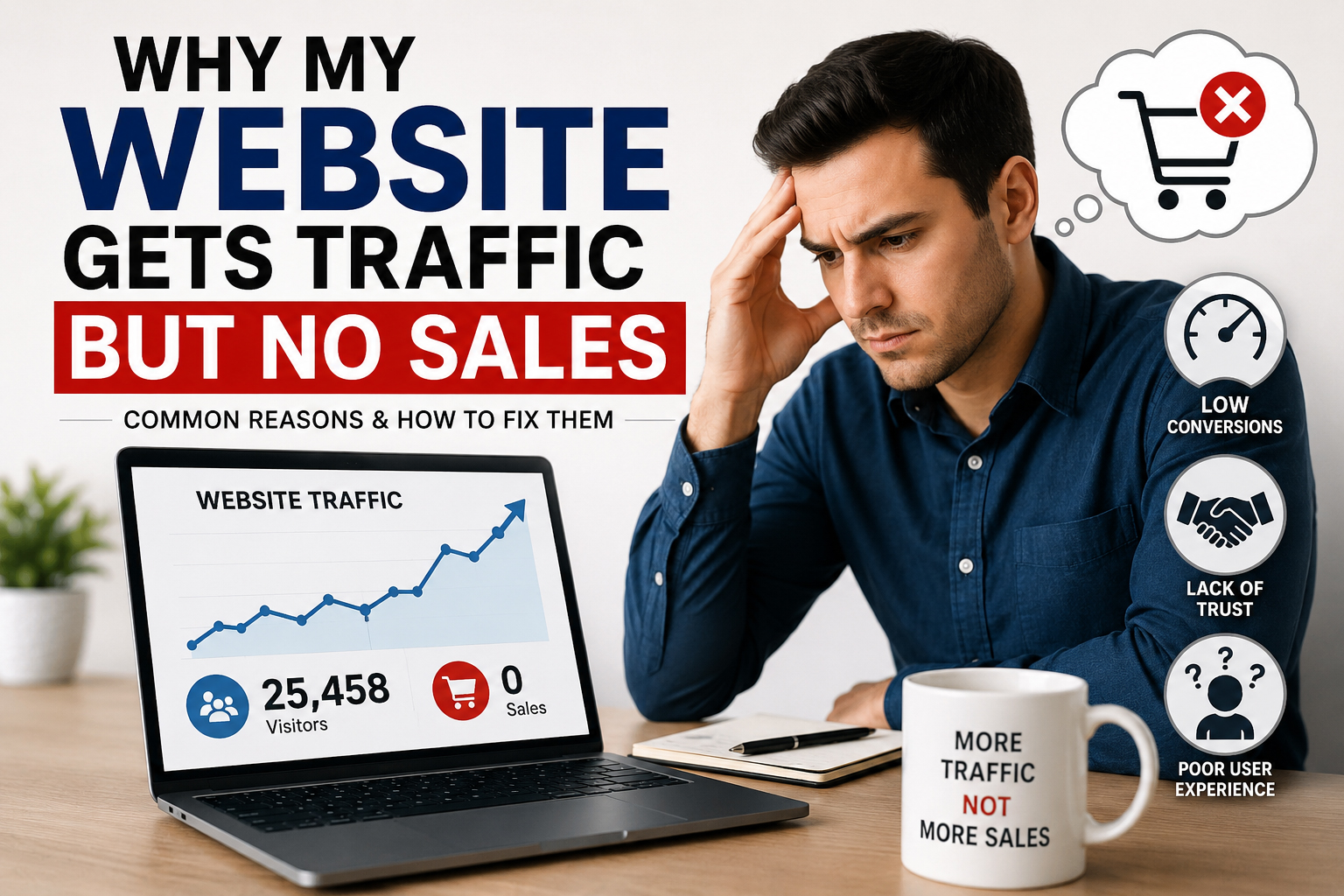 Why My Website Gets Traffic But No Sales