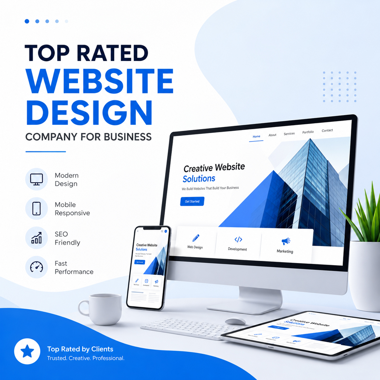Top Rated Website Design Company for Business