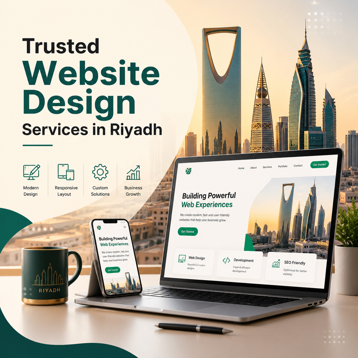 Trusted Website Design Services in Riyadh