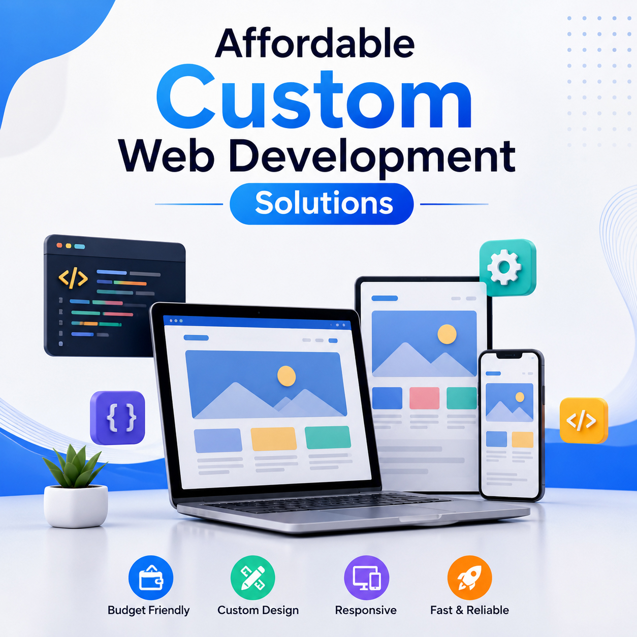 affordable custom web development solutions