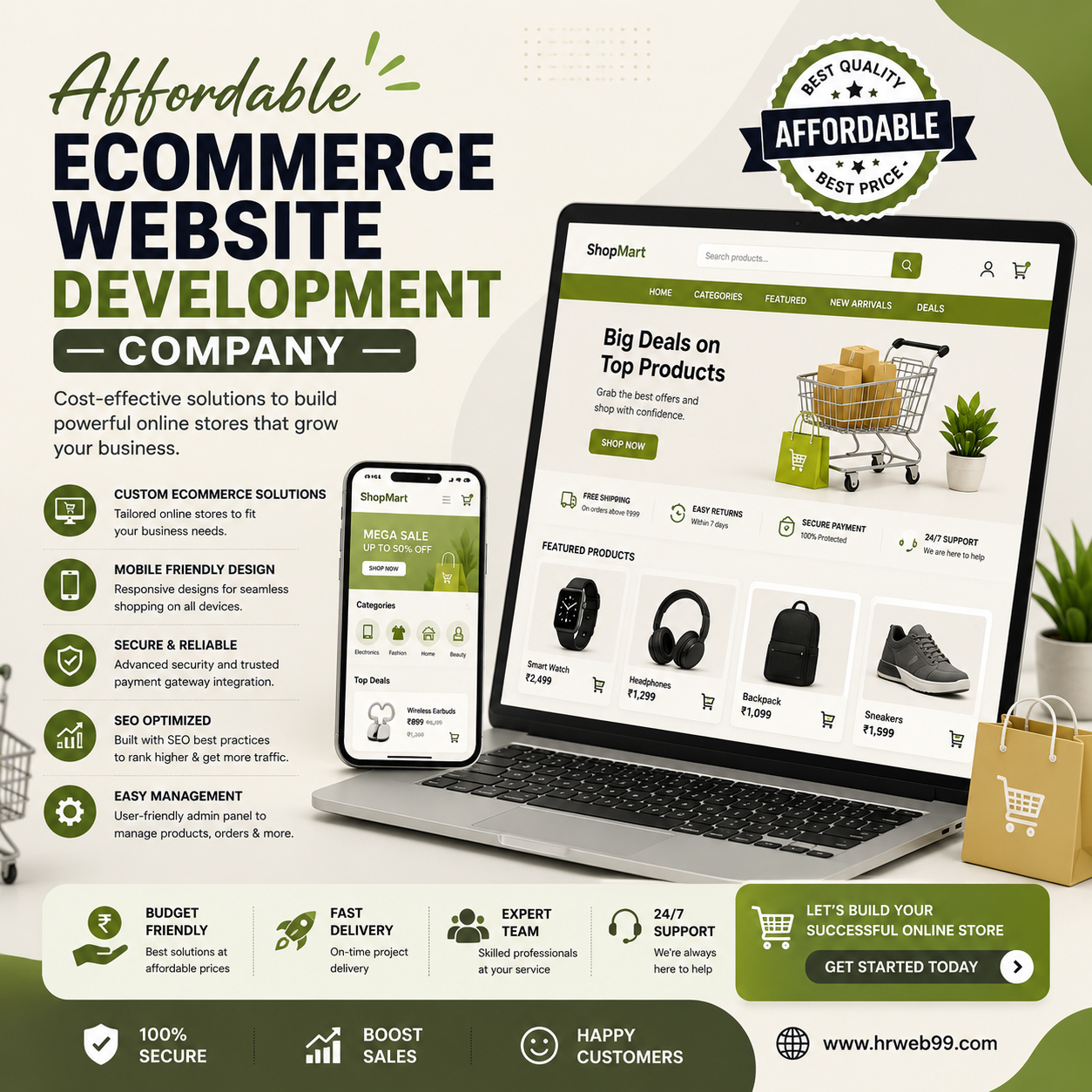 Affordable Ecommerce Website Development Company