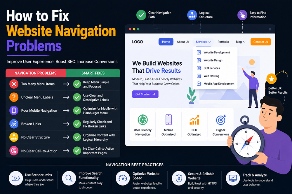 How to Fix Website Navigation Problems