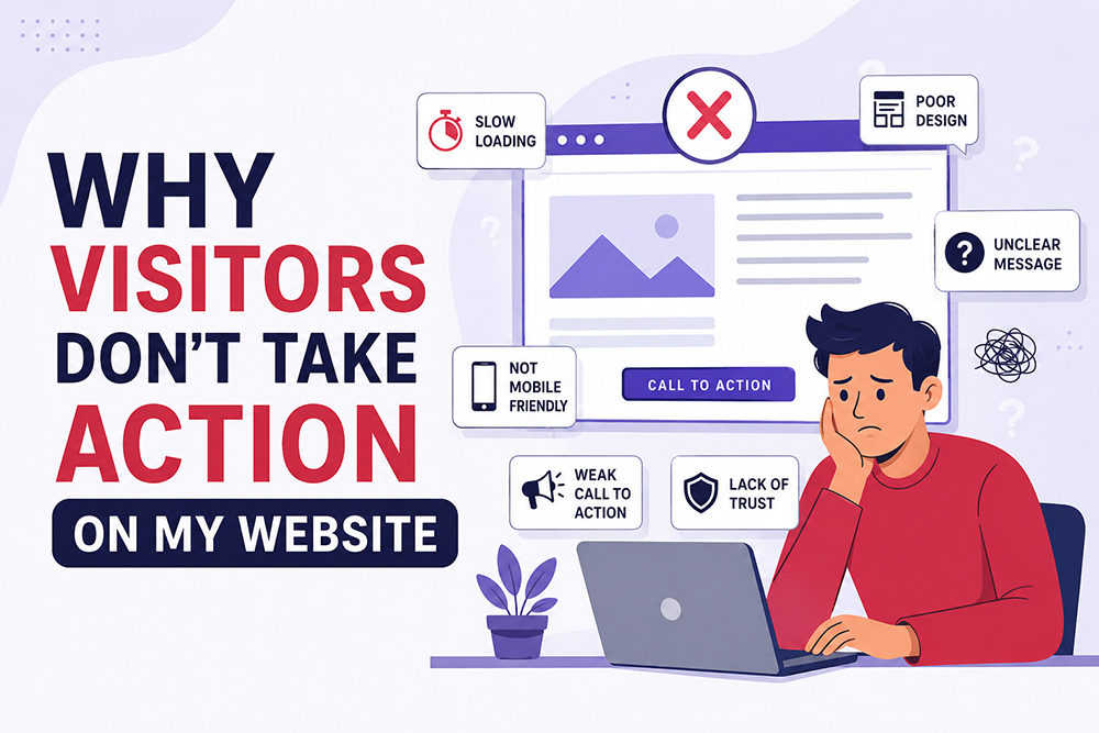 Why Visitors Don’t Take Action on My Website